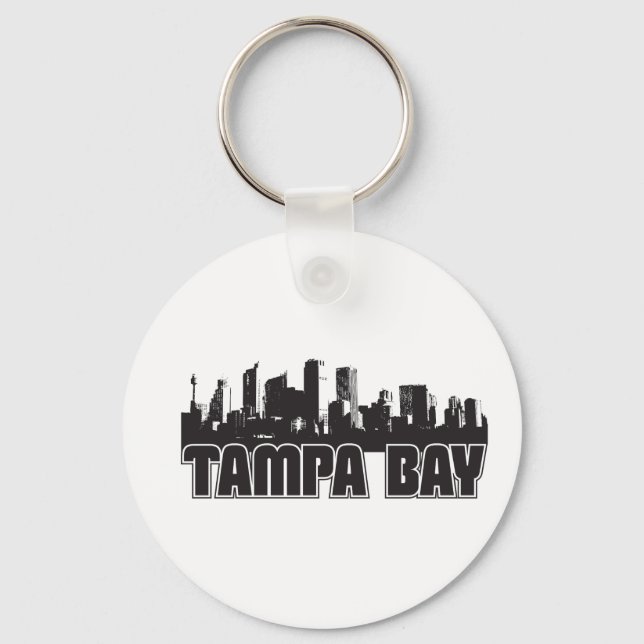Chaveiro Tampa Bay Skyline (Frente)