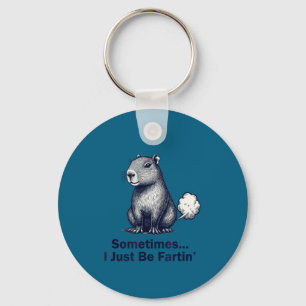 Chaveiro Tampa Capivara Engraçada Às Vezes Eu Estou Soltand