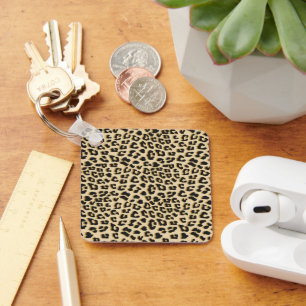 Chaveiro Tan Leopard Print