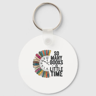 Chaveiro Tantos Livros Pouco Tempo, Livro Retro Amor