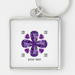 Chaveiro Tanzanite Diamond Art, Purple