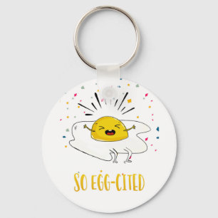 Chaveiro Tão animados parabéns novo emprego novo ovo case