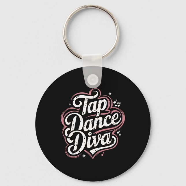 Chaveiro Tap Dance Diva (Frente)