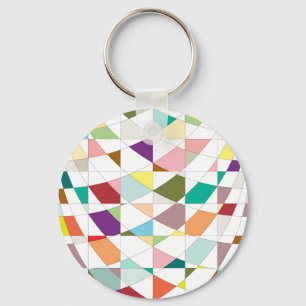 Chaveiro Tapeçaria com abstrato de cores