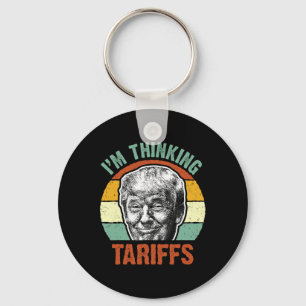 Chaveiro Tarifa Engraçada Trump - Estou Pensando em Tarifas