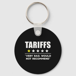 Chaveiro Tarifa Trump EUA Não Recomendaria Tarifas Engraçad