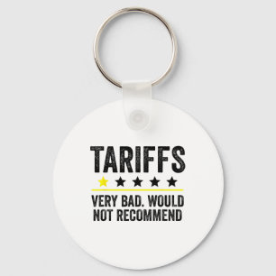 Chaveiro Tarifa Trump EUA Não Recomendaria Tarifas Engraçad
