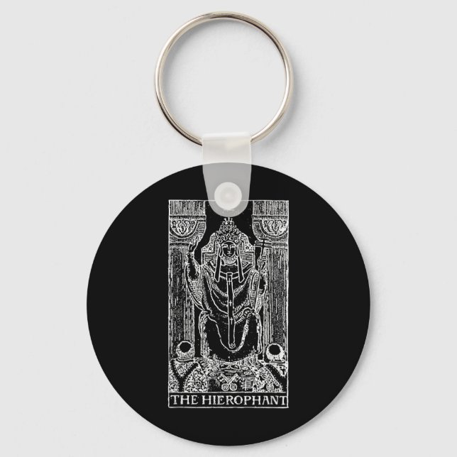 Chaveiro Tarot Card O Hierofante - O Presente Oculto Do Pap (Frente)