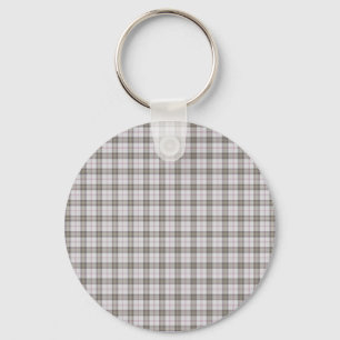 Chaveiro Tartan de moda cinza
