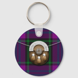 Chaveiro Tartan e Sporran do latifundiário do clã