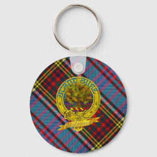 Chaveiro Tartan & motivo do clã de Anderson