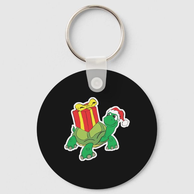 Chaveiro tartaruga de natal (Frente)