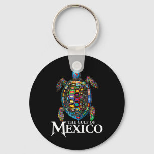 Chaveiro Tartaruga Do Mar Gráfico Do Golfo Do México Nunca