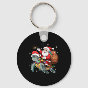 Chaveiro Tartaruga Engraçada Natal Papai Noel Montando Tart