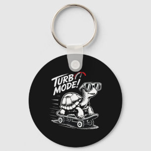 Chaveiro Tartaruga legal No Skateboard Funny Turbo Vintage