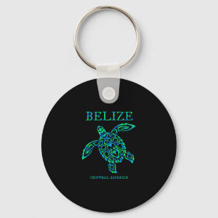 Chaveiro Tartaruga Marinha de Belize Retro Meninos Meninas
