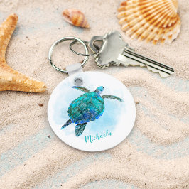 Chaveiro Tartaruga Marítima Personalizada