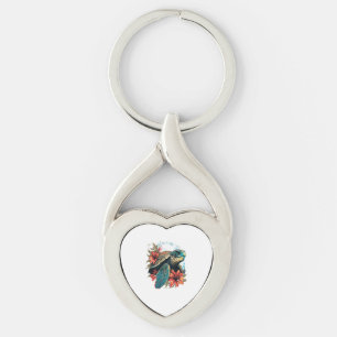 Chaveiro Tartaruga Tartarugas Marinhas Havaianas Flor de Hi