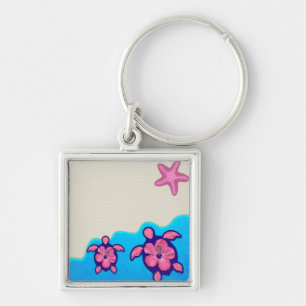 Chaveiro Tartarugas cor-de-rosa de Honu