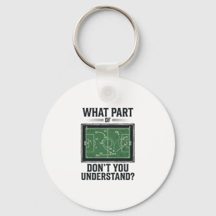 Chaveiro Táticas Engraçadas de Futebol Treinador Camisa Vin