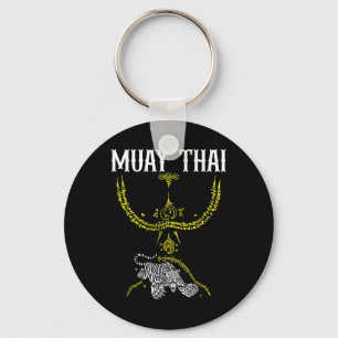 Chaveiro Tatuagem de Tigre Sak Yant Muay Thai Kickboxing As