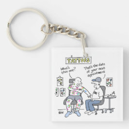 Chaveiro Tatuagem Tema Engraçado Tatuador