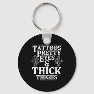 Chaveiro Tatuagens Engraçadas Olhos Bonito Coxas Espessas D