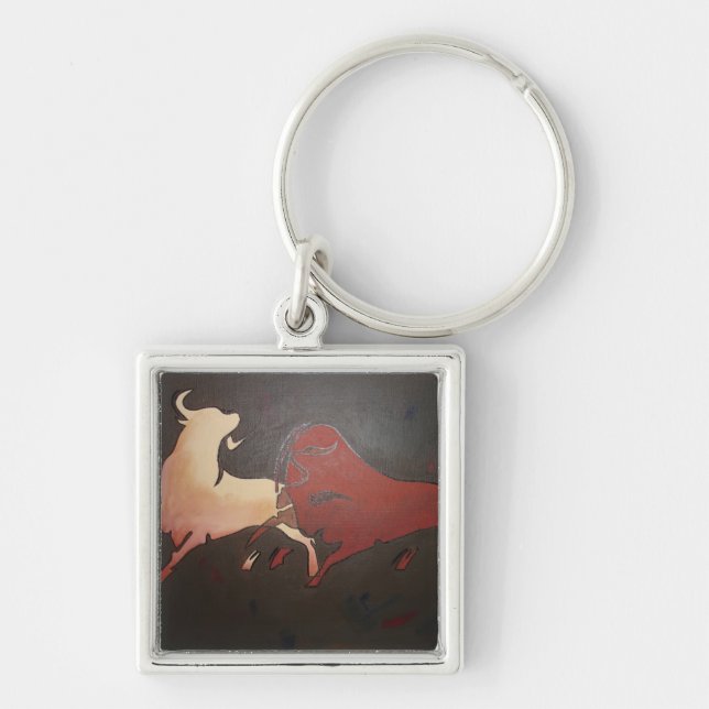 Chaveiro Taurean Bulls Animal Art (Frente)