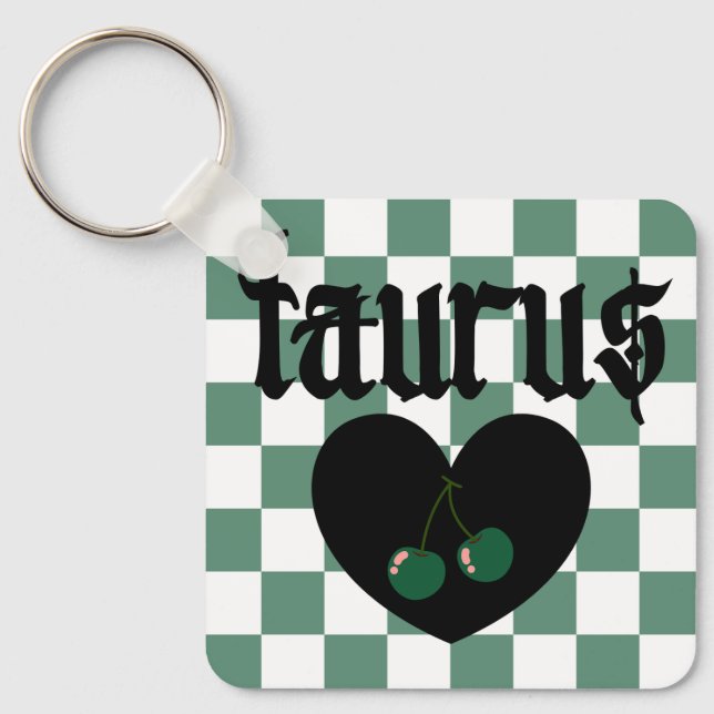Chaveiro Taurus Gothic - Design de cereja controlada por es (Frente)