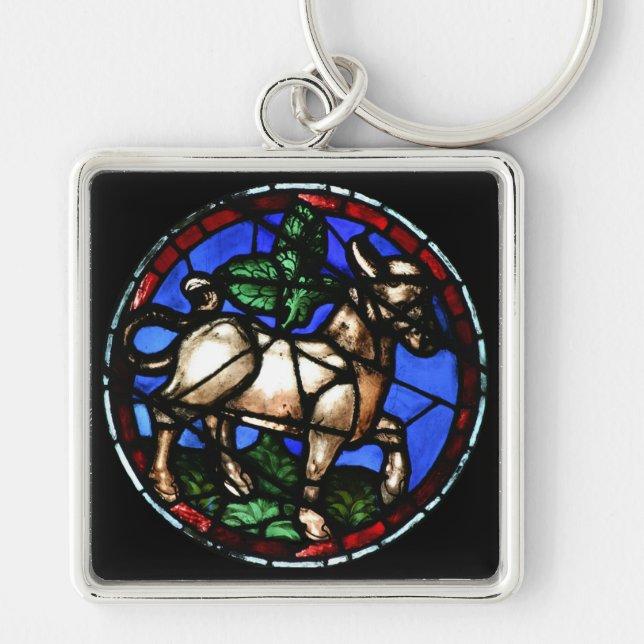 Chaveiro Taurus Zodiac StainGlass Notre-Dame de Paris SK (Frente)