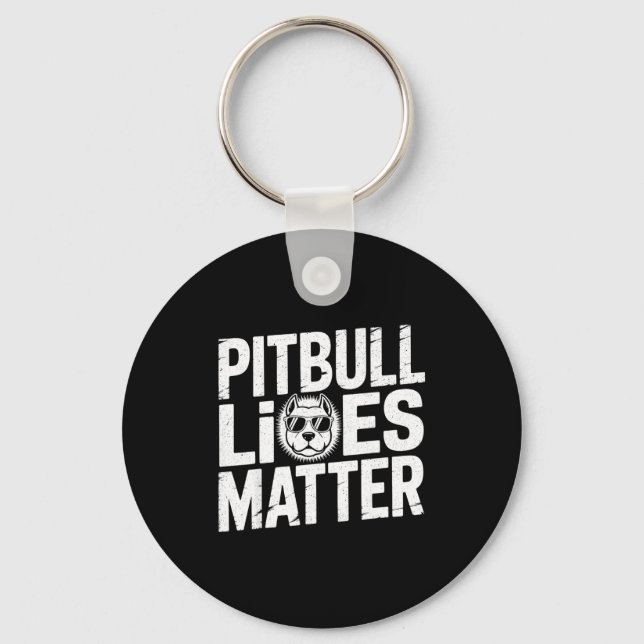 Chaveiro Tbull Lives - Ttie Lover Dog Love Pet Owner  (Frente)