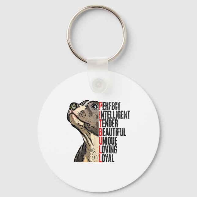 Chaveiro Tbull Perfect Intelligent Tender Beautiful Unique  (Frente)