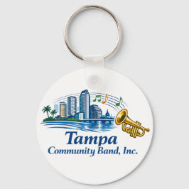 Chaveiro TCB Trumpet Logo Keychain