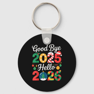 Chaveiro Tchau 2025 Olá 2026 Feliz Ano Novo Chris