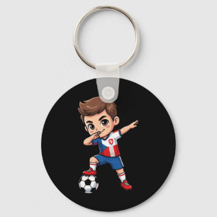 Chaveiro Tchéquia Dab Kid Gol Cartoon Bandeira da República