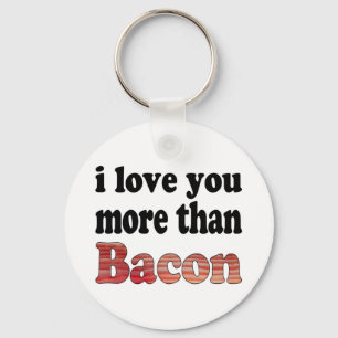Chaveiro Te Amo Mais Que Bacon