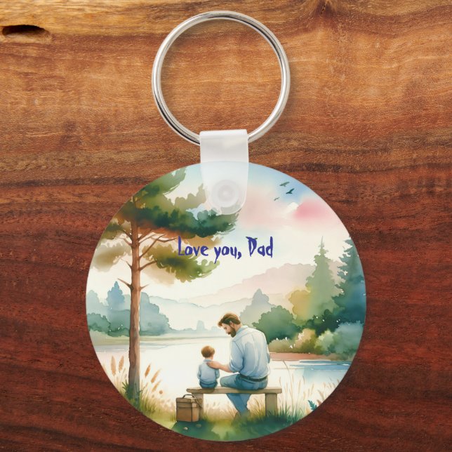 Chaveiro Te amo, Pai (Frente)