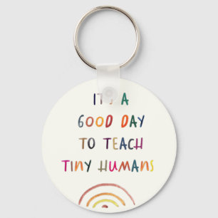 Chaveiro Teacher Bom Dia Pequeno Humano Típica Moderna Div