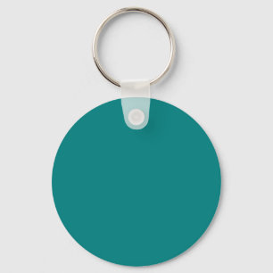 Chaveiro Teal Green - Cor 008080 - Opção para adicionar um
