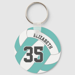 Chaveiro teal ou QUALQUER cor com garotas brancas vôlei