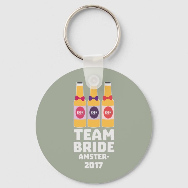 Chaveiro Team Bride Amsterdam 2017 Zn034 (Frente)