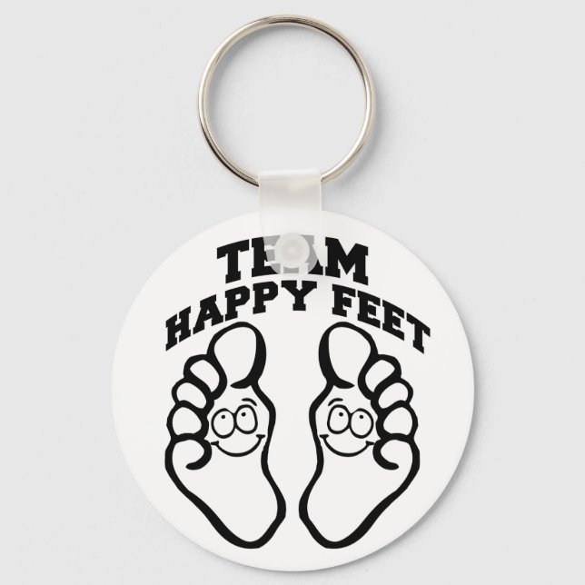 Chaveiro Team Happy Feet (Frente)