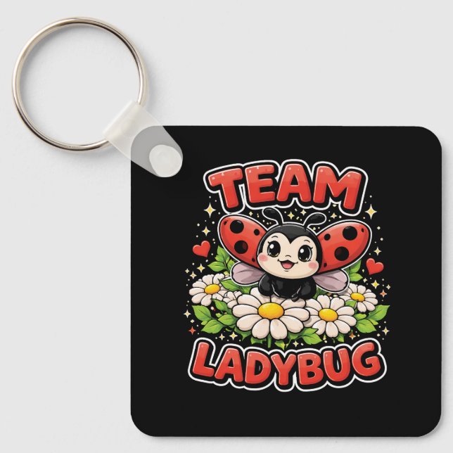 Chaveiro Team Ladybug (Frente)
