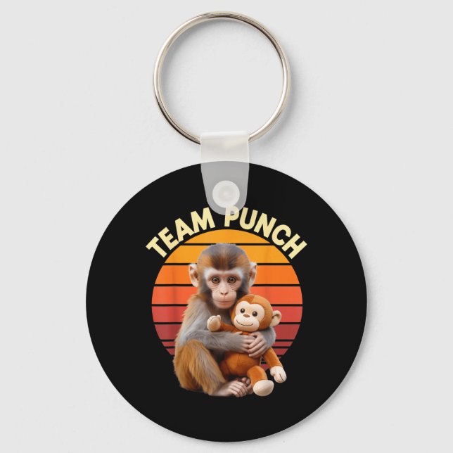 Chaveiro Team Punch Monkey Plush Retro Sun (Frente)