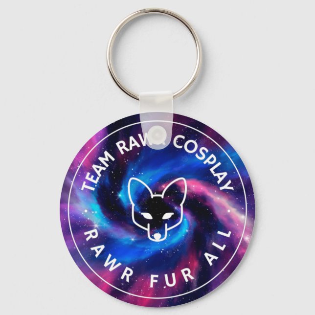 Chaveiro Team Rawr Galaxy Keychain (Frente)