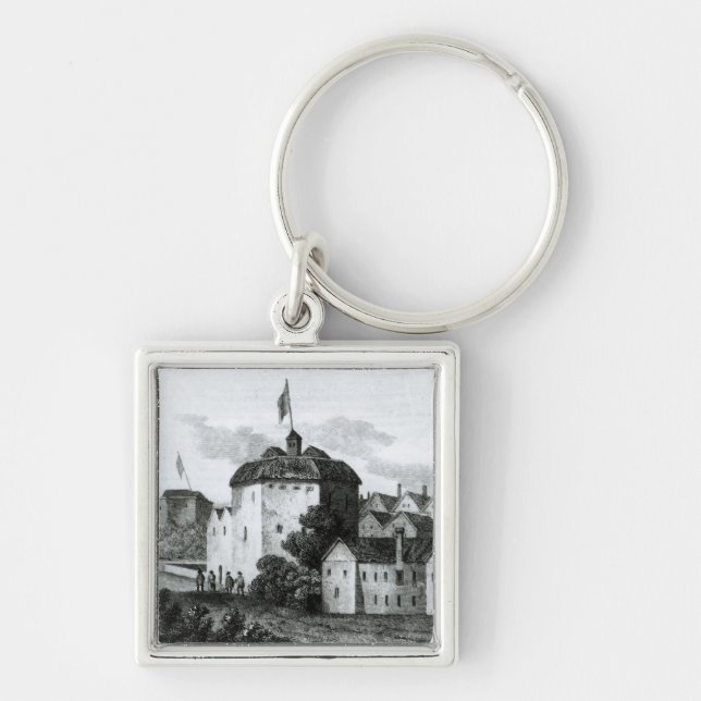 Chaveiro Teatro de The Globe no Bankside (Frente)