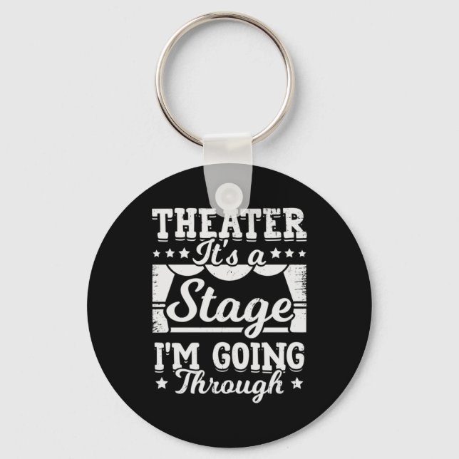 Chaveiro Teatro É Um Palco Que Estou Passando (Frente)