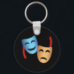 Chaveiro Teatro Mask Emoji Theater Lover's<br><div class="desc">Um simples teatro inspirou um emoji para o amante do teatro ou o teatro na sua vida!</div>