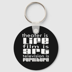 Chaveiro Teatro vs Filme vs TV