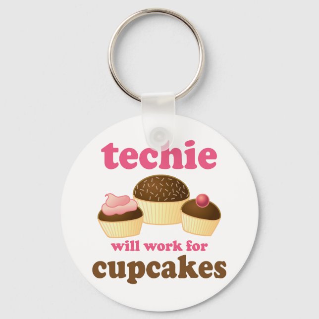 Chaveiro Techie Cupcake Bonito (Frente)